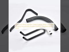 Aluminium paduan Baja tahan karat Tembaga paduan CNC Tube Bending Layanan Dengan Powder Coating / Anodized Black Finish